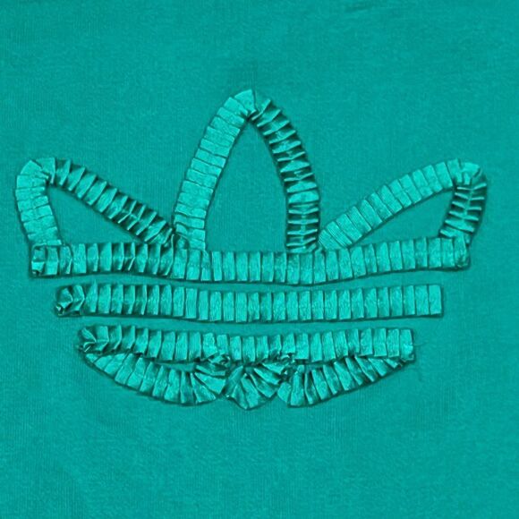 Adidas Equestrian Logo Green Sweatshirt Women’s Small - Picture 2 of 3